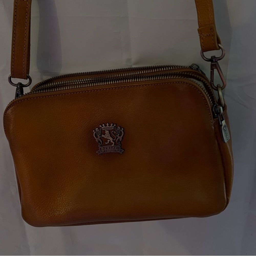 Brown Leather Crossbody Bag
